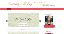 Desktop Screenshot of countingalljoy.com